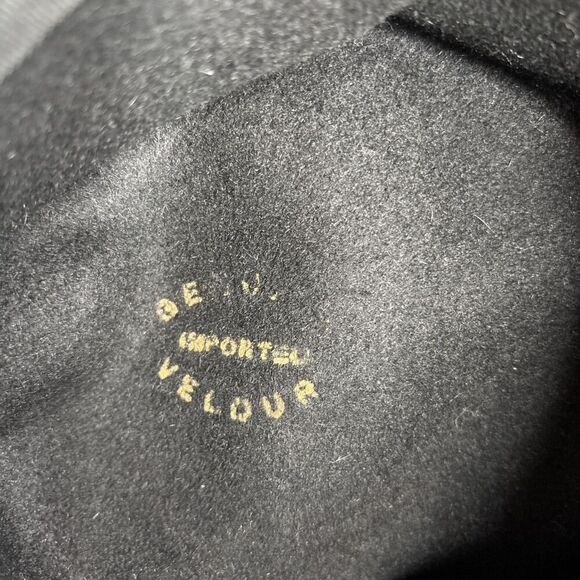 Dachettes Designed By Lilly Dachè Velour Black Brimmed Hat - Picture 4 of 11
